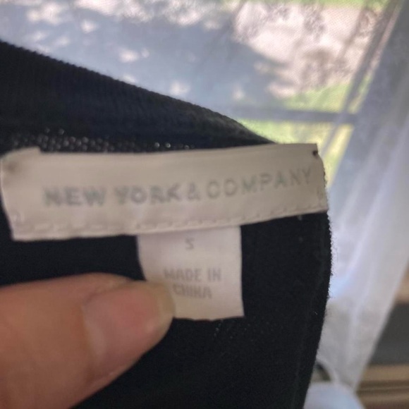 New York & Company Black Button-Up Cardigan S - Picture 5 of 5
